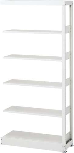 スチール複柱書架A4 H1944 増連 ホワイト