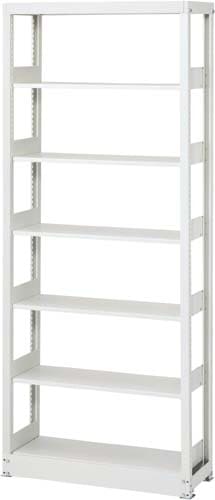 スチール複柱書架A4 H2244 基本 ホワイト