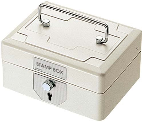 スチール印箱(鍵付) 小