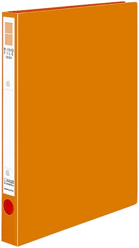 リングファイル<ER>橙A4縦背幅29mm 5冊