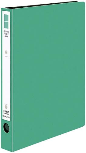 リングファイル<ER>緑A4縦背幅29mm 5冊