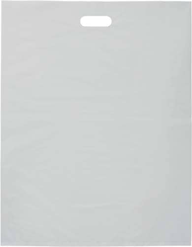 高密度ポリエチレン手提袋 L 白 25枚
