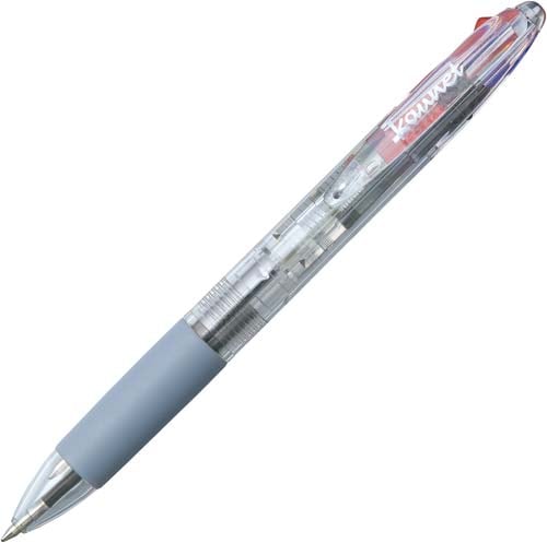 3色ボールペン 0.7mm クリヤー 5本