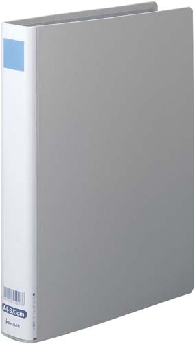 パイプ式ファイル片開銀A4縦 背幅45mm3箱以上