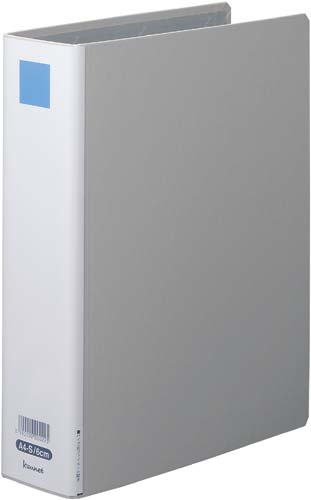 パイプ式ファイル片開銀A4縦 背幅75mm2箱以上