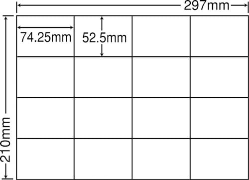 ナナコピー マルチタイプ A4 16面 500枚