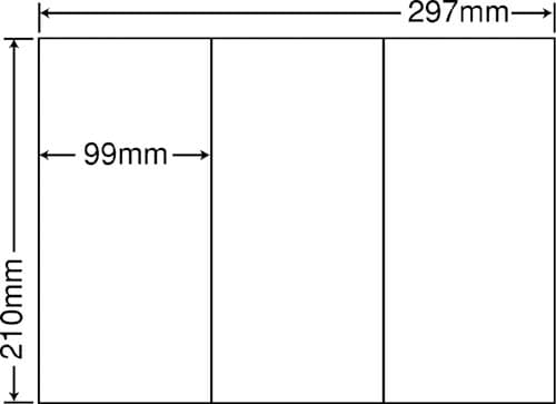 ナナコピー マルチタイプ A4 3面 500枚