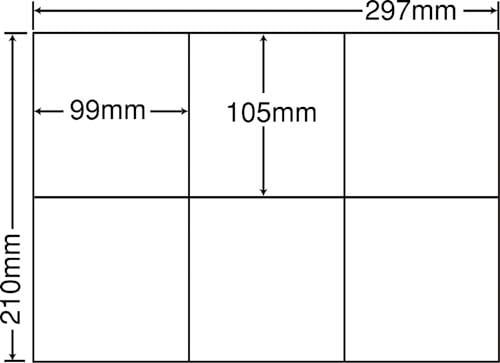 ナナコピー マルチタイプ A4 6面 500枚