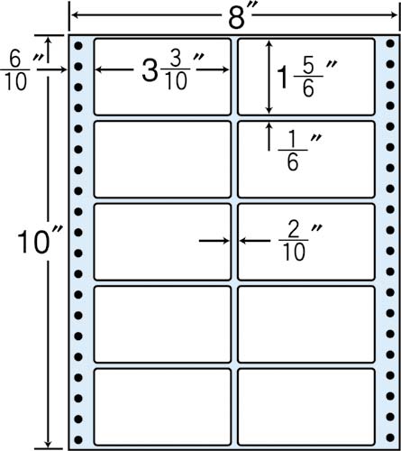 ナナフォーム Y8×T10 10片 500枚