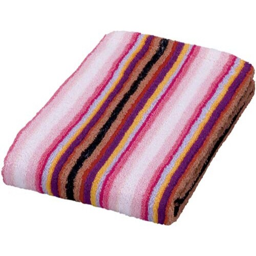 残糸フェイスタオルレッドストライプ 3枚入×5