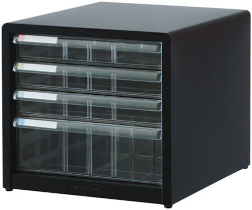 アバンテV2レターケース浅3段深1段ブラック