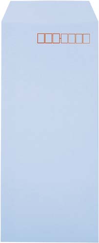 ソフトカラー封筒 長4 アクア 1000枚入×5