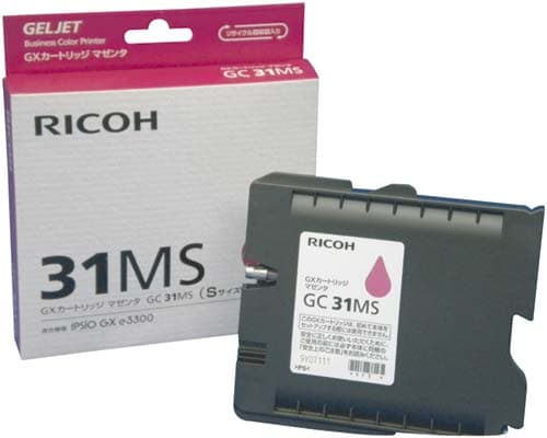 GXカートリッジ GC31MS マゼンタ(小容量)