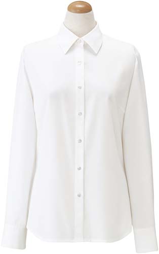 長袖ブラウス 36158 ホワイト 13号