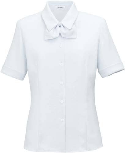 フルダルピケ 半袖ブラウス ブルー 9号