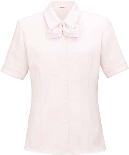 フルダルピケ 半袖ブラウス ピンク 15号