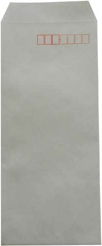 封筒 長4 70g スミ貼 シルバー 1000枚