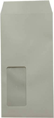 窓付封筒長3 #9 枠無 ソフトグレー 1000枚