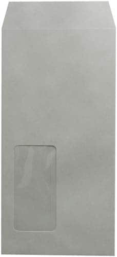 窓付封筒 長3 #39 枠無 グレー