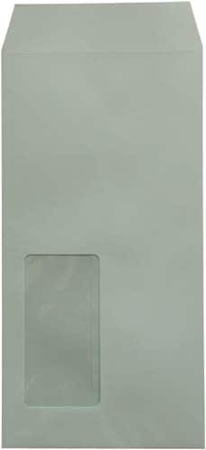 窓付封筒 長3 #41 枠無 ソフトカラーグリーン