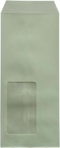 窓付封筒 長4 #17 枠無 ウグイス