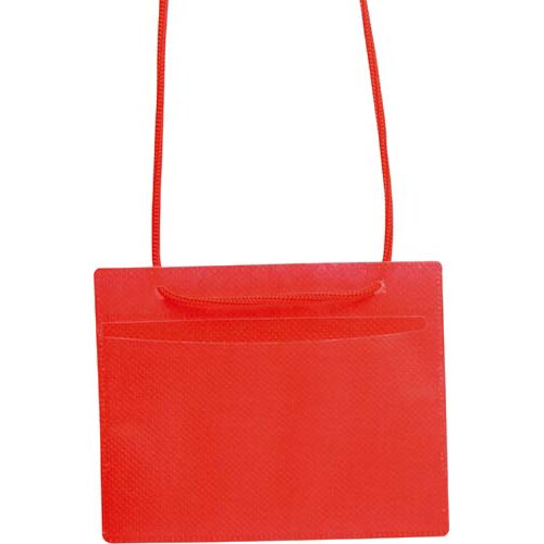 カラーイベント名札(名刺サイズ) 赤 50個入