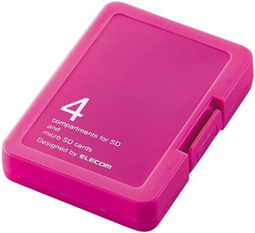 SDケース プラスチックタイプ/ピンク