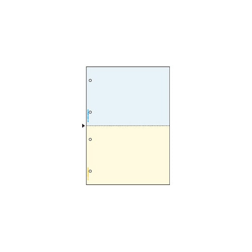 マルチプリンタ帳票 A4カラー2面4穴 1200枚