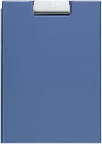 クリップホルダー(カバー付き用箋挟)A4青 10枚