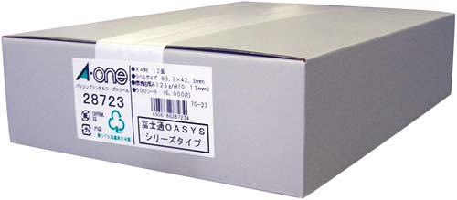 PC&ワープロラベル 富士通 12面 500枚