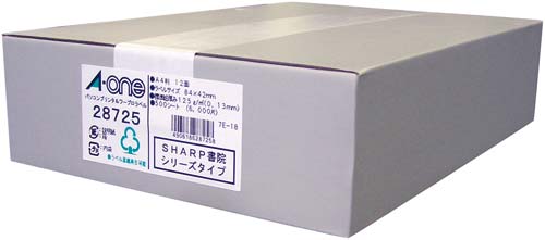 PC&ワープロラベル シャープ書院 12面500枚