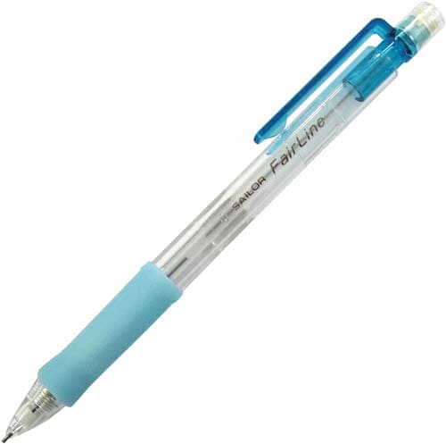 フェアラインPSシャープペンスカイブルー軸10本