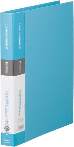 シンプリーズクリアーF差替式水A4縦背幅36mm