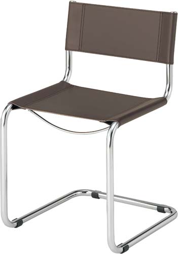 KENZカンチレバーチェア ダークブラウン