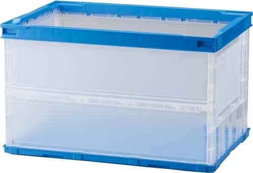 薄型軽量オリコン 50L フタなし 半透明