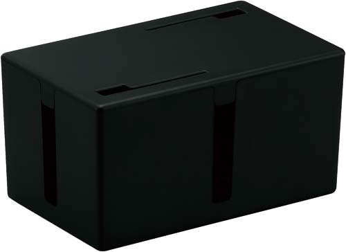 ケーブルボックス Sサイズ ブラック