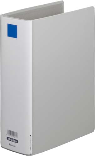 パイプ式Fエコノミー両開き銀A4縦背幅95mm3冊
