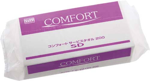 日本製紙クレシア コンフォートサービスタオル２００ＳＤ｜カウネット