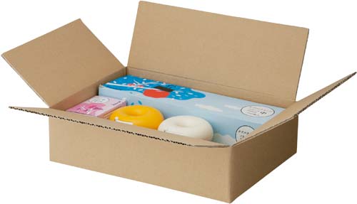 無地小型ダンボール S (底面B5) 100枚