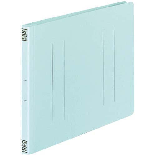 フラットファイルV樹脂とじ具 B5横 青 10冊
