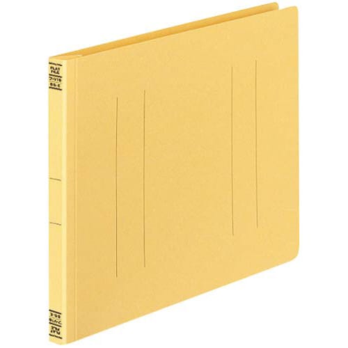 フラットファイルV樹脂とじ具 B5横 黄 10冊