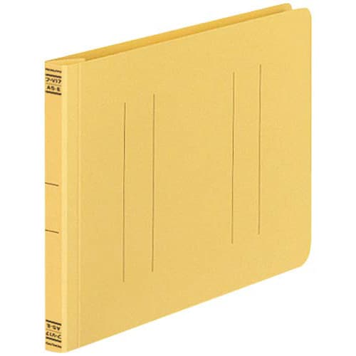 フラットファイルV樹脂とじ具 A5横 黄 10冊