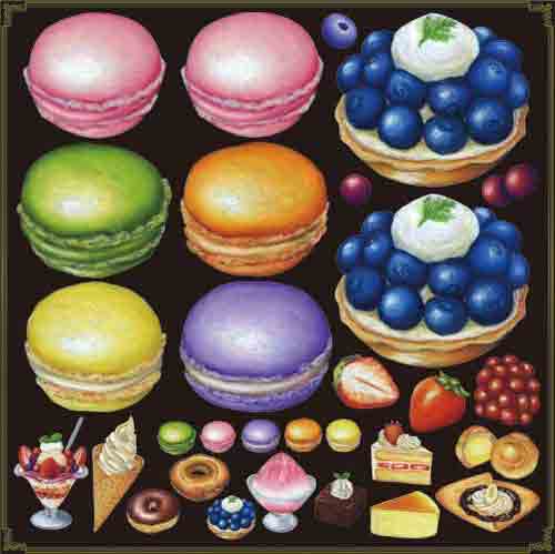 デコレーションシール スイーツ4857