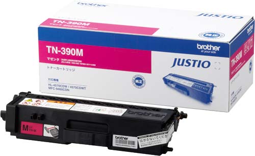 純正トナーカートリッジ TN−390M マゼンタ