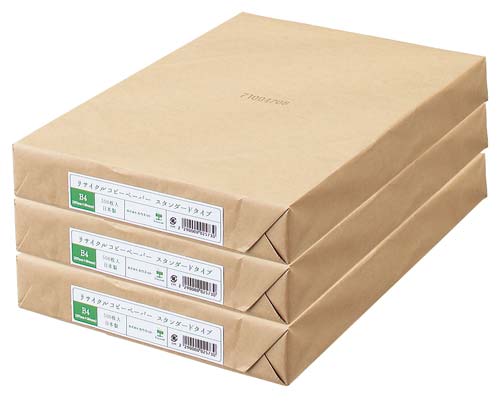 リサイクルスタンダード B4 1冊(500枚)×3