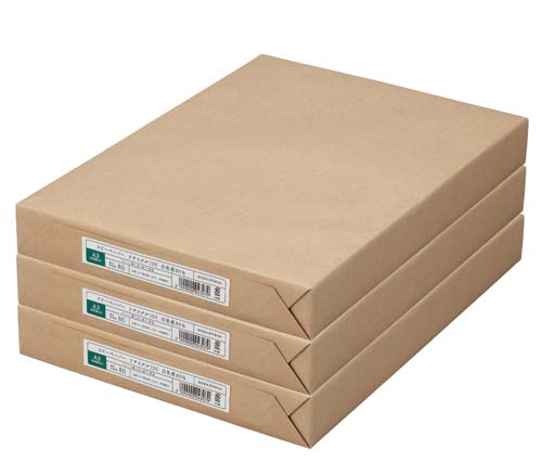 リサイクル100白色度80% A3 500枚×3冊