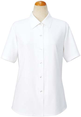 半袖ブラウス 36498 ホワイト 15号