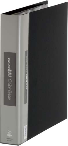 カラーベース差替式 A4縦30穴背幅49mm黒5冊