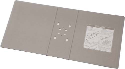 キングファイルSD脱着E表紙A4縦10cm灰10冊