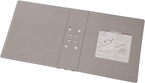 キングファイルSD脱着E替表紙A4縦7cm灰10冊